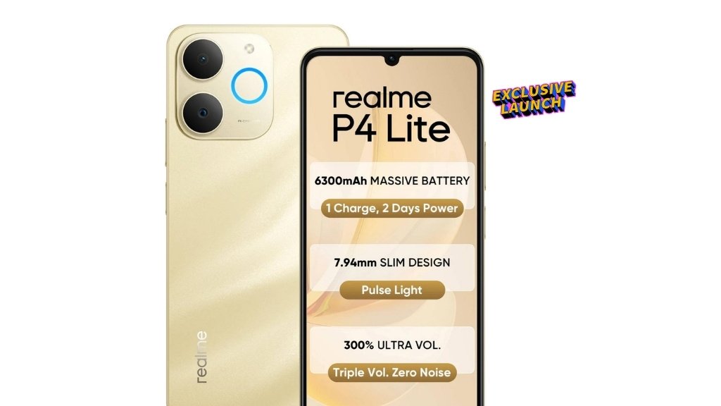 # ₹12,999 में 6300mAh बैटरी वाला Realme का नया बजट फोन, जानें फीचर्स ![Image](https://images.openai.com/static-rsc-4/0cCF5jVAgjnlJy7xI3LEzFFHggVrvhNjnVLmQCTO7Me5goszegnvyKS1MZcJVxABj8OSzUy6RLj5hKFtjnGuLLwvo-JC-9RhLX75o8caskPu2xJI_fAiITngCdPIxC2pBDt1cJam2nSp6_FxtHFXk4ajfli1yqfxk1pOdGegjilio9-qFtkJSwuVDOrwLIpo?purpose=fullsize) ![Image](https://images.openai.com/static-rsc-4/sYY87rCjvZi7-Q9Nbds2MM5_X5bmB9neP4fZQ6WBMLRtMu0XQHenJkFEqOPMkrURYDQAjIUqwQ4HGgXeGGNkILo7c-Svc0-olumIBmzkdDc5ueZ6Gjp3wTFDxhNo7H8dy1zHWtGLEGSZmza8HecIjdxwbXCJY3QuBb2R274oF7h673HoPAWS98hu8vrm33Z2?purpose=fullsize) ![Image](https://images.openai.com/static-rsc-4/WO9BfYl_SvTiIDw1mPE5cDKuZG6BnnvzMKR5vaRIAoA1WAwiSmowJBZ2I9KD2r9NDAR_P0yAo2oTDzX65CPDTSE0zlf8FhfRPPinHVlUYF3Fl0o2_HfzkqIyvhVoFLIHzi2koPNgeKYeWi5-8C-hTTFAn6yqX0TqzXv7xCYcINoy8DQvxtGnQbmwnDYonLKN?purpose=fullsize) ![Image](https://images.openai.com/static-rsc-4/BANnR0CRujz0eerTm5Xy0sLFObcsv26Bn1RRuZ4DorwQTd67Bn4c4mKyLaQ4gu_qXfb-Syovm14iYf2G8XAN3fv0z86mVfZ04lnpT9070HAcuCbhVrWELcKAxEo4lQw-UtWJnh0nNkH0rXujoF7uEPozRzVrX5bb6EsBFZkcXOIafRfdqXtbA6YsrgXde-J_?purpose=fullsize) ![Image](https://images.openai.com/static-rsc-4/BnUwyifU8E46vSSgbOrKH7Rcg0o_yBpmzUkHnOjdeBtjvVfUqQsPGE2UAVLMpkRjPGXrsnrIiujMu_f3Ei0TUNS3zq5HiwYMisy8BBv1udouIC62EZjwxody-PpU2rLB-HNFtSAT7C3H217xp5OBxdSoGAidppcnddPGi0dbi7TnR0wBU-qEL1F7T8GaU4w8?purpose=fullsize) ![Image](https://images.openai.com/static-rsc-4/kMuA4q_x5m-zgVKcb0OTh5fbTqjlnWH_RJIbEQ45dxQMenbBx5DCfJh_l4demEgYA2K-BxYNPfquMtRXKy4iwft9U07QTbMiLpQ4QGEPq75G_LK_0jMgd7so8JH1zQDWGno9uuyiNylCH3URWcPSerNhJaHYyYKwmQLwUDD26i090_Fot-L4HSgWr2S0zzwR?purpose=fullsize) realme P4 Lite बजट स्मार्टफोन सेगमेंट में एक नया विकल्प है, जो बड़ी बैटरी और सिंपल परफॉर्मेंस के साथ आता है। ₹12,999 की कीमत में यह फोन खासतौर पर उन यूजर्स के लिए है जो लंबा बैकअप और बेसिक इस्तेमाल के लिए एक भरोसेमंद डिवाइस चाहते हैं। ## कीमत और वेरिएंट इस फोन का 4GB RAM और 128GB स्टोरेज वेरिएंट ₹12,999 में उपलब्ध है। इस प्राइस में 128GB स्टोरेज मिलना इसे एक अच्छा ऑप्शन बनाता है, खासकर उन लोगों के लिए जो ज्यादा फोटो और वीडियो स्टोर करते हैं। ## डिस्प्ले और डिजाइन realme P4 Lite में 6.75 इंच का HD+ डिस्प्ले दिया गया है, जिसका रेजोल्यूशन 720 × 1600 पिक्सल है। बड़ी स्क्रीन होने के कारण वीडियो देखना और सोशल मीडिया चलाना आसान हो जाता है। Beach Gold कलर फोन को आकर्षक लुक देता है, हालांकि डिजाइन सिंपल और बजट फोन जैसा ही लगता है। ## परफॉर्मेंस: डेली यूज के लिए सही इस स्मार्टफोन में Unisoc T7250 ऑक्टा-कोर प्रोसेसर दिया गया है, जिसकी क्लॉक स्पीड 1.8GHz है। 4GB RAM के साथ यह फोन डेली टास्क जैसे कॉलिंग, व्हाट्सएप, यूट्यूब और हल्की मल्टीटास्किंग के लिए ठीक है। फोन Android 15 पर चलता है, जिससे यूजर को लेटेस्ट फीचर्स मिलते हैं। ## कैमरा: बेसिक फोटोग्राफी realme P4 Lite में 13MP का रियर कैमरा दिया गया है, जो सामान्य फोटो के लिए ठीक है। वहीं 5MP का फ्रंट कैमरा वीडियो कॉल और बेसिक सेल्फी के लिए इस्तेमाल किया जा सकता है। अगर आप कैमरा के लिए फोन खरीद रहे हैं, तो यह डिवाइस आपको ज्यादा प्रभावित नहीं करेगा। ## बैटरी: 6300mAh की बड़ी पावर इस फोन की सबसे बड़ी खासियत इसकी 6300mAh बैटरी है। यह आसानी से 1 से 2 दिन का बैकअप दे सकती है, खासकर नॉर्मल यूज में। जो यूजर्स बार-बार फोन चार्ज नहीं करना चाहते, उनके लिए यह एक अच्छा विकल्प है। ## फीचर्स और कनेक्टिविटी फोन में 4G नेटवर्क सपोर्ट मिलता है, साथ ही Wi-Fi, Bluetooth 5.2 और OTG जैसे फीचर्स भी दिए गए हैं। इसमें साइड फिंगरप्रिंट सेंसर भी मौजूद है। ## खरीदें या नहीं? अगर आपका बजट ₹13,000 के आसपास है और आप: * बड़ी बैटरी * ज्यादा स्टोरेज * बेसिक परफॉर्मेंस चाहते हैं, तो realme P4 Lite आपके लिए सही विकल्प हो सकता है। लेकिन अगर आप 5G, बेहतर कैमरा या गेमिंग परफॉर्मेंस चाहते हैं, तो आपको दूसरे ऑप्शन देखने चाहिए। ## निष्कर्ष realme P4 Lite एक सिंपल और भरोसेमंद बजट स्मार्टफोन है। इसकी बड़ी बैटरी और 128GB स्टोरेज इसे इस प्राइस में खास बनाते हैं, लेकिन परफॉर्मेंस और कैमरा के मामले में यह औसत ही रहता है।