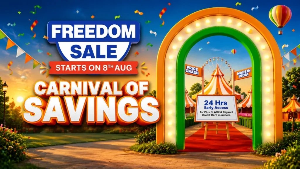 Flipkart Freedom Sale 2026: iPhone 17 Pro Max, Pixel 10 और Samsung Galaxy S25 पर बड़ी छूट, जानें नए दाम 1 Flipkart Freedom Sale 2026